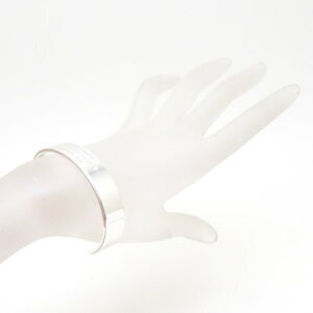 TIFFANY Return to Tiffany Narrow Cuff Bangle Diamonds Silver